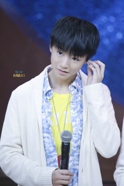 #王俊凯# #TFBOYS王俊凯# #TFBOYS# 141211天天向上 承认泡泡