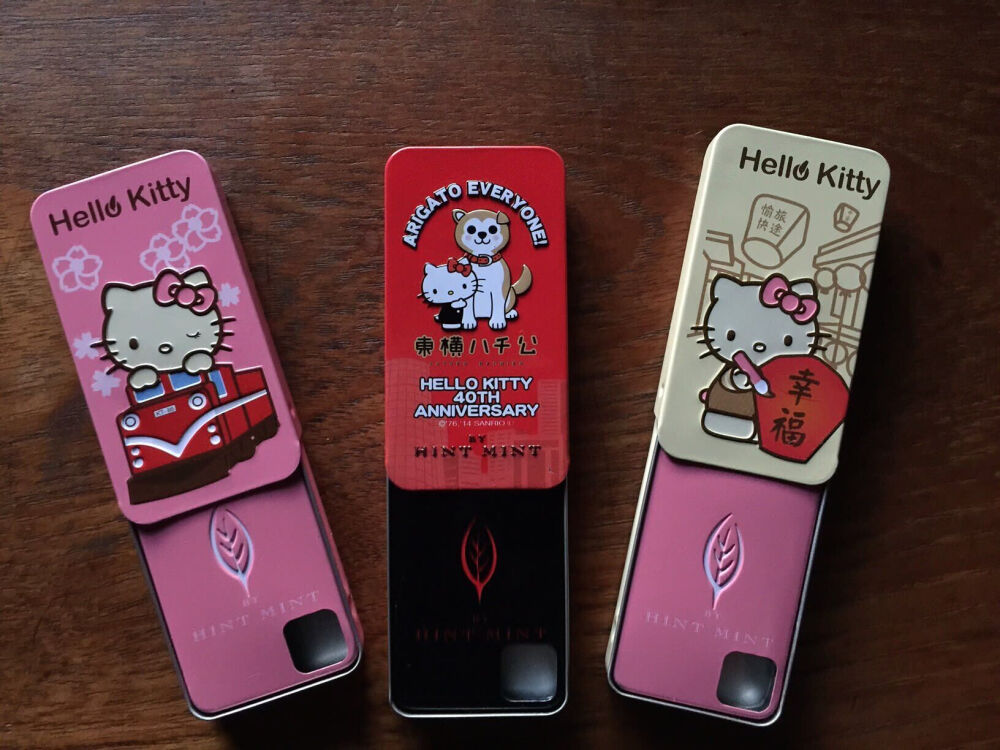 HINTMINT hello kitty日本语暗示薄荷糖文化