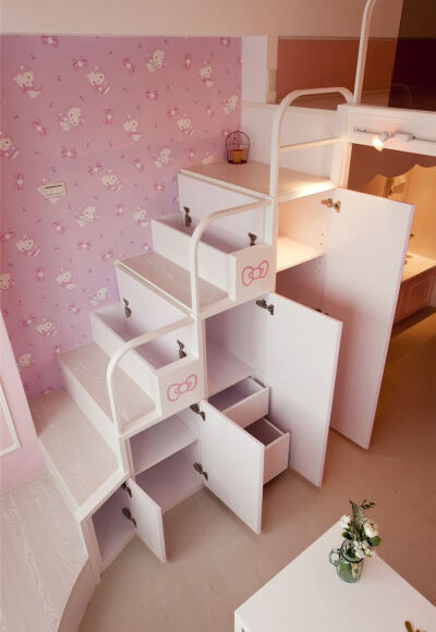 家居设计 宜家粉色公寓实景图