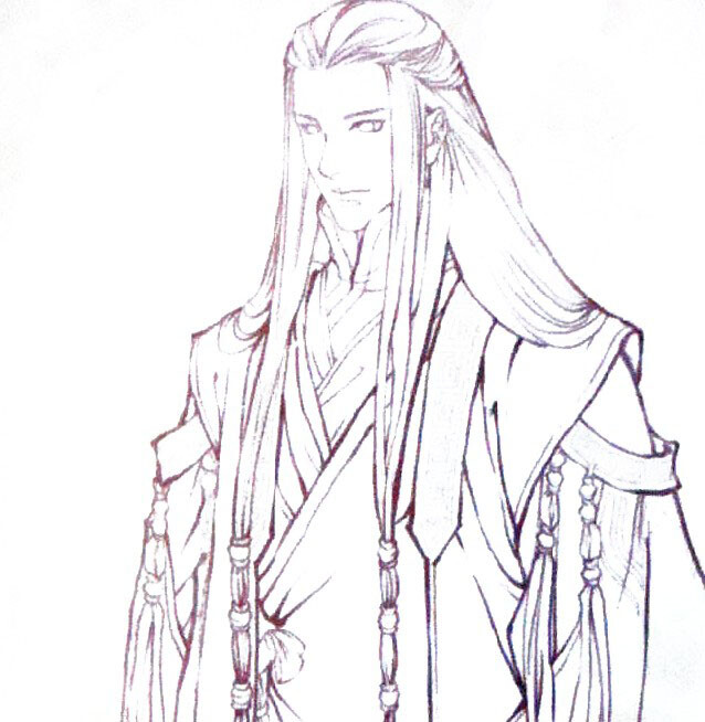 太子长琴 有匪君子 美男 汉服 手绘 妖孽 古风 古剑奇谭