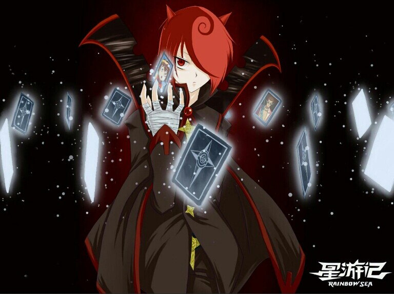 星游记 红眼曼罗 动漫美少年 二次元帅哥 帅气反派 国漫原创