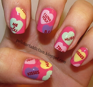 Cute Valentines Nails