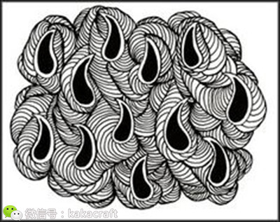 禅绕画 zentangle www.chanrao.me