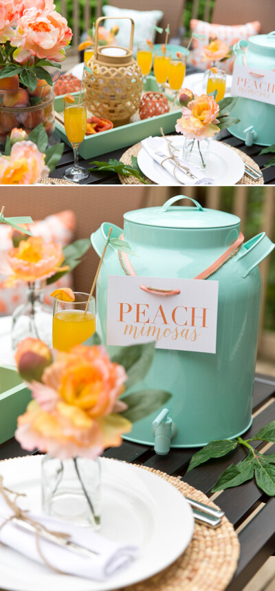 “PEACH &amp;amp; MINT” BRUNCH PARTY