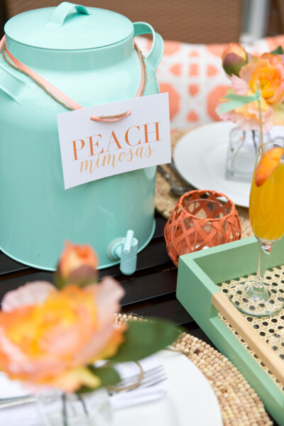 “PEACH &amp;amp; MINT” BRUNCH PARTY