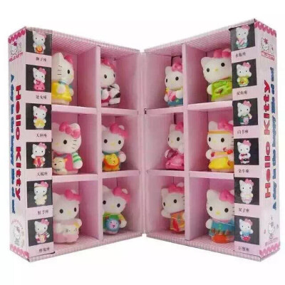 【七夕特卖】Hello kitty12星座礼盒摆设公仔模型 想要的加我wechat：xyt847583229