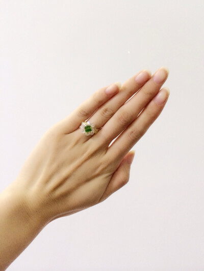 小雏菊绿水晶戒指，淘宝店铺，独毒物