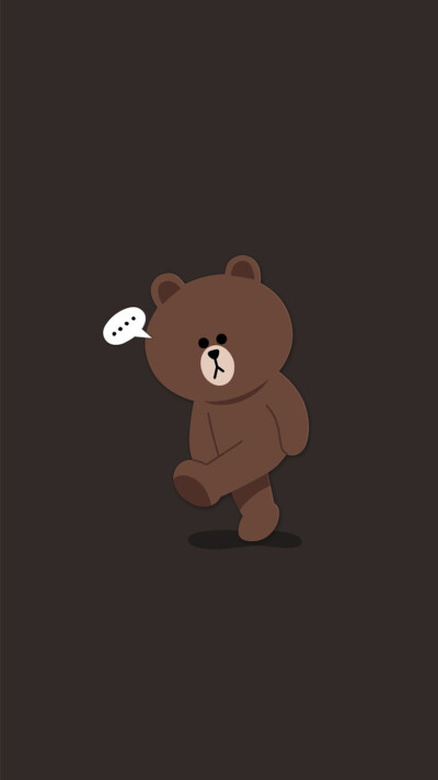 iPhone5 iPhone6 iPhone6 Plus wallpaper wechat 微信背景 壁纸 简约 锁屏 待机 主题 桌面 LINE cony brown 可妮 布朗