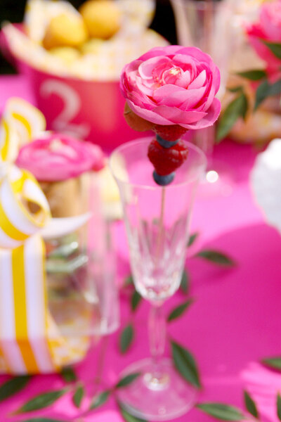 PINK + YELLOW TABLESCAPE