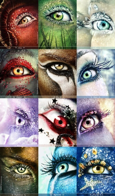 Fantasy eye makeup