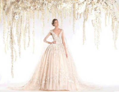 Ziad Nakad The White Realm Bridal collection——白色花瀑下的嫁衣