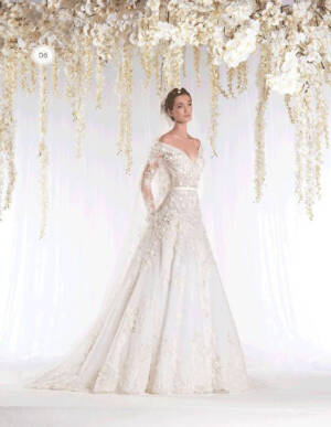 Ziad Nakad The White Realm Bridal collection——白色花瀑下的嫁衣