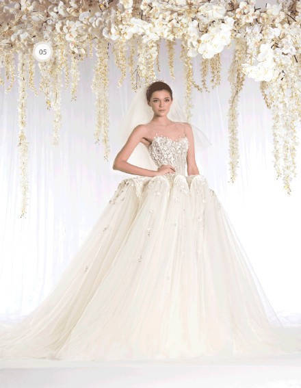 Ziad Nakad The White Realm Bridal collection——白色花瀑下的嫁衣