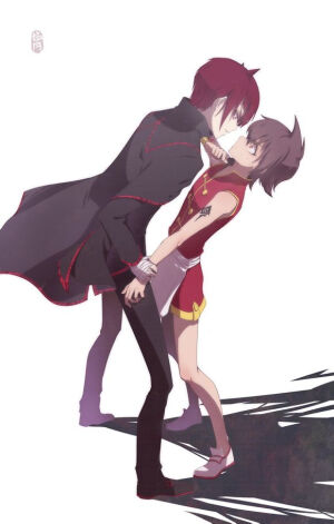 星游记 动漫 人物 二次元 原创 红麦 头像 插画 麦当 红眼罗曼