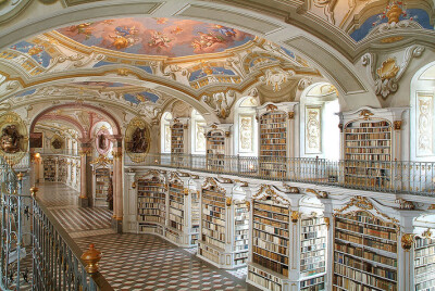 阿德蒙特图书馆，奥地利(The Admont Library, Admont, Austria)