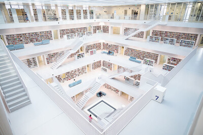 市立图书馆，德国斯图加特(The City Libary, Stuttgart, Germany)