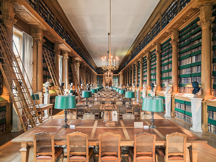 马萨林图书馆，法国巴黎(Bibliothèque Mazarine, Paris, France)