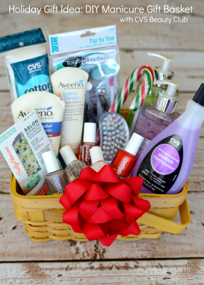 Holiday Gift Idea: How to make a DIY Manicure Gift Basket | sponsored by CVS Pharmacy | gifts for girls