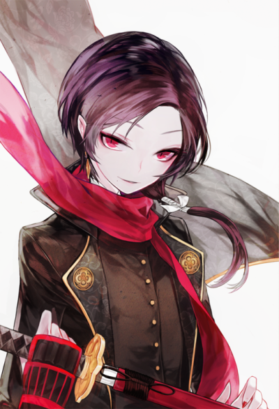 刀剑乱舞 冲田组 加州清光（P站搬图侵删） 这张清光好妖娆..._(:3」∠)_