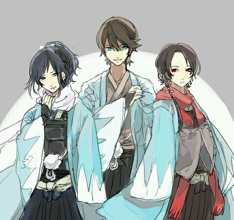 刀剑乱舞新选组崛川国厂加州清光大和守安定p站搬图侵删