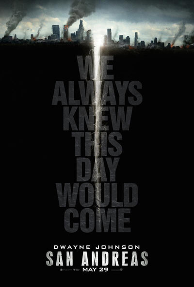 《末日崩塌》~主演：道恩·强森，亚历珊德拉·达达里奥，艾恩·格拉法德，科尔顿·海恩斯~~场景很刺激....然后就一般灾难片的赶脚...推荐给喜欢灾难片的小伙伴~~