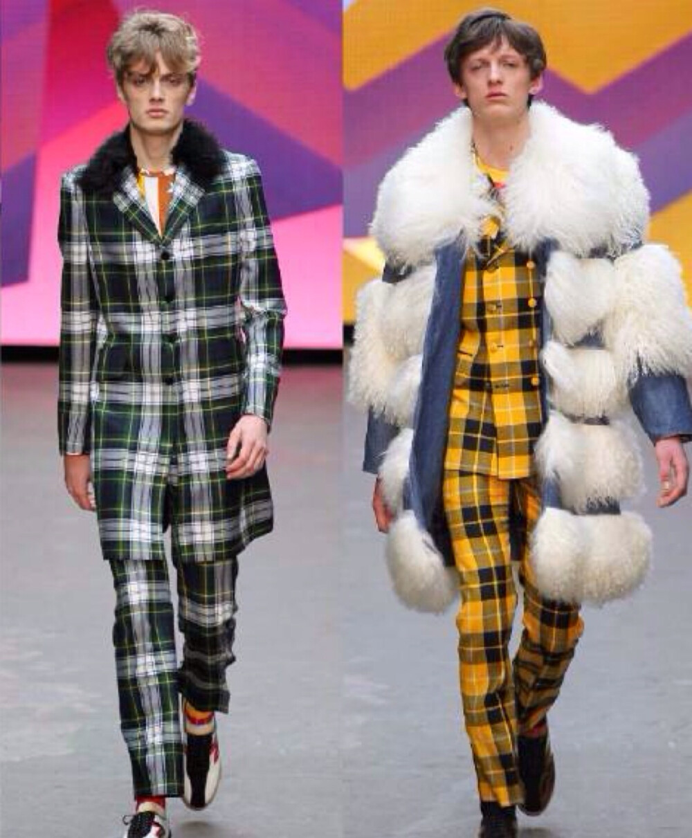 Topman Design F/W 2015 London.相对顶级品牌与设计师也屡有发挥失常的状况,在伦敦男装周发布的Topman Design却是持续稳定出色的.作为知名&amp;quot;快时尚&amp;quot;品牌Topman的设计线,实用不在话下.15秋冬融入将70年代的嬉皮士元素与美国怀旧流行符号,怀旧又时髦的半熟男孩形象.