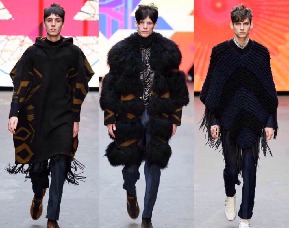 Topman Design F/W 2015 London.相对顶级品牌与设计师也屡有发挥失常的状况,在伦敦男装周发布的Topman Design却是持续稳定出色的.作为知名&amp;quot;快时尚&amp;quot;品牌Topman的设计线,实用不在话下.15秋冬融入将70年代的嬉皮士元素与美国怀旧流行符号,怀旧又时髦的半熟男孩形象.