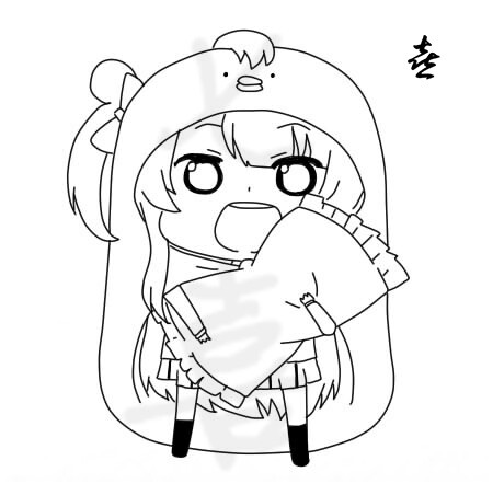 橡皮章素材-自勾