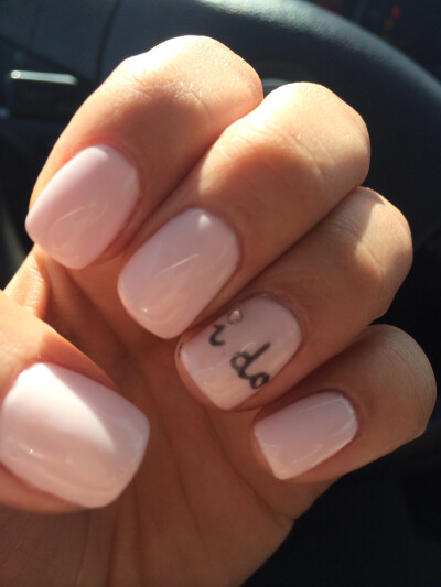 Wedding Nails. I do. Kiss the Bride by O.P.I. Polished Nails Las Vegas!