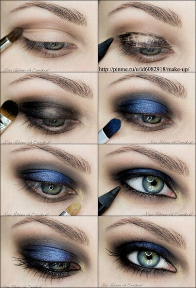 How to do a smokey eye with color