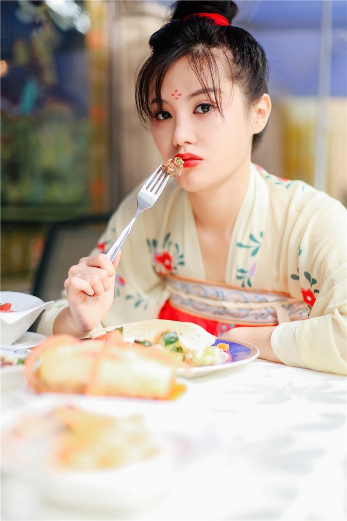 文翼,写真,汉服