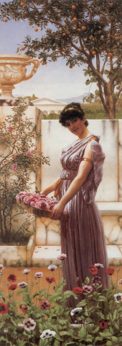 John William Godward ， (1861-1922) 英国维多利亚女王时代的新古典主义画家。