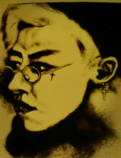 沙画志龙 g dragon