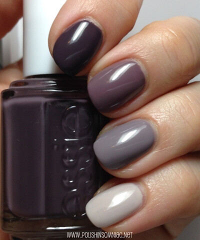 Essie Ombre - Smokin' Hot, Merino Cool, Chinchilly, Body Language