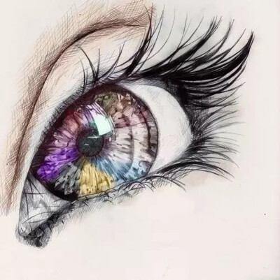 color炫彩色，，蛮有cos的赶脚叻