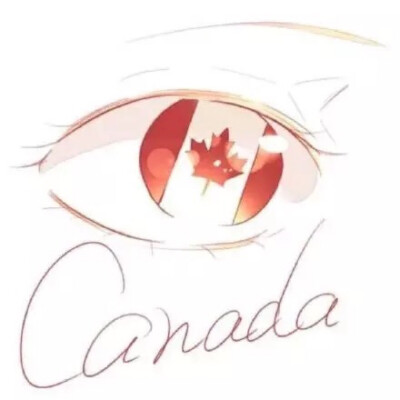 眼里有枫叶。Canada