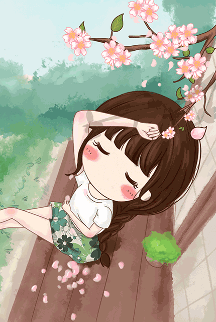 小薇的世界光。插画。壁纸