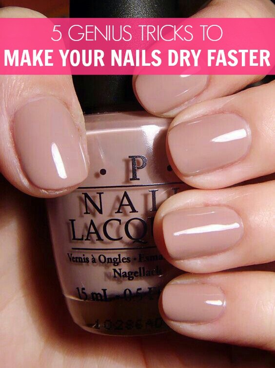 how to make your nails dry faster