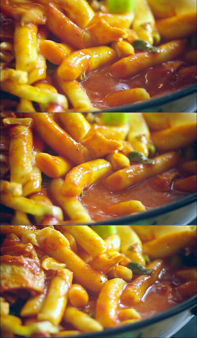 美食爱情剧：一起用餐吧 速食炒年糕+劲面+拉面+鸡蛋