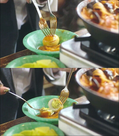 美食爱情剧：一起用餐吧 速食炒年糕+劲面+拉面+鸡蛋