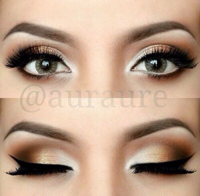 Pretty makeup for green eyes.... I need to be oble enough though but when I am this is prob what I'll do.....