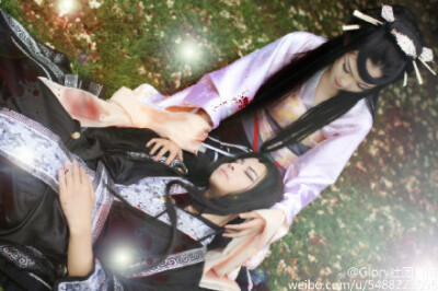 #三生三世十里桃花#正片 白浅cn:妘曦@w妘曦w_Glory 夜华cn:寒辞@YC寒惜辞_Glory 摄影:博士@某不科学的博士君 后期:偏@大神的腿粗挂件啾 妆面造型:妘曦 后勤:木子喵，夏木@为尘-