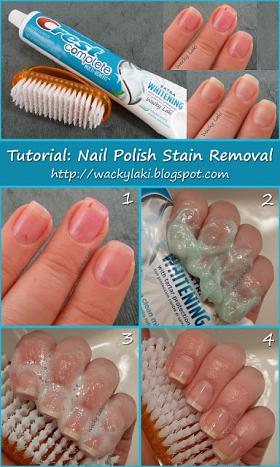 Easily clean your nails with products found around your house!