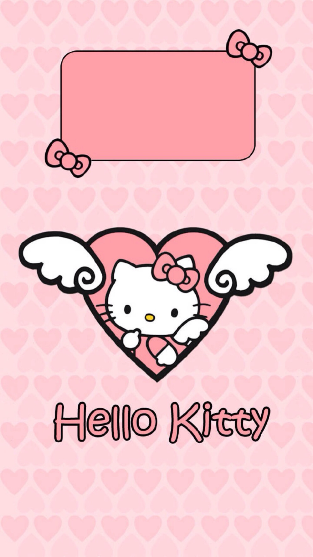 HelloKitty控 可爱 猫咪 粉色 组合 壁纸 萌 桌面壁纸