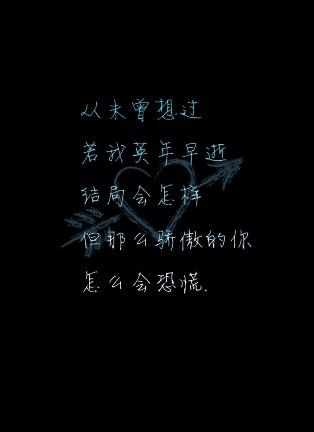 #从未曾想过若我英年早逝 结局会怎样 但那么骄傲的你 怎么会恐慌.#伤感系#虐心系#原创#文字壁纸#