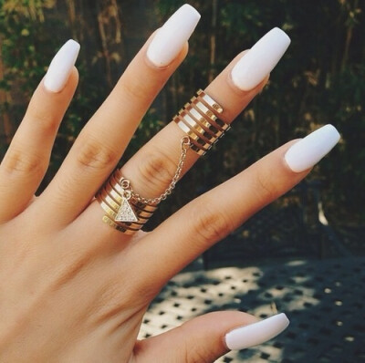 These nails are too long for me! But loooove the ring thing!