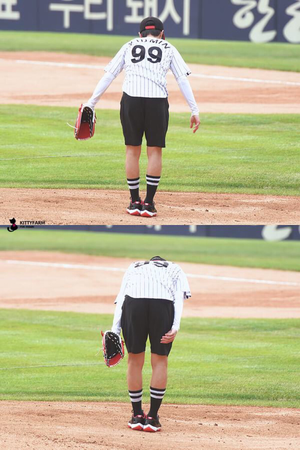 XIUMIN - LG Twins VS KIA Tigers Opening Pitch ©KittyFarm