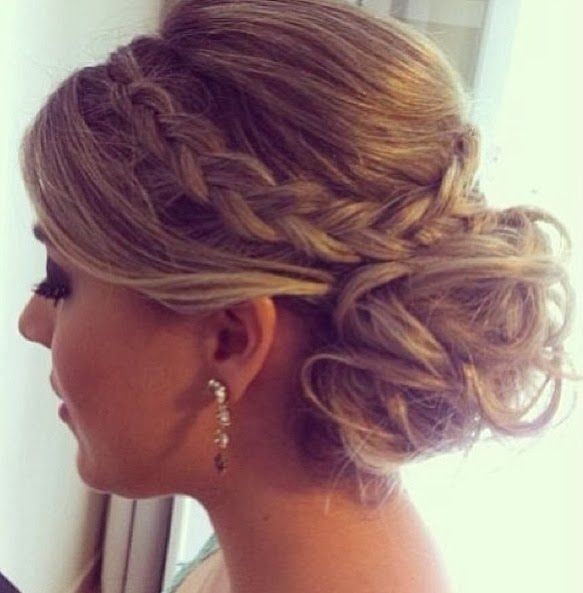 Updos with Braids - Prom Hairstyle 2015