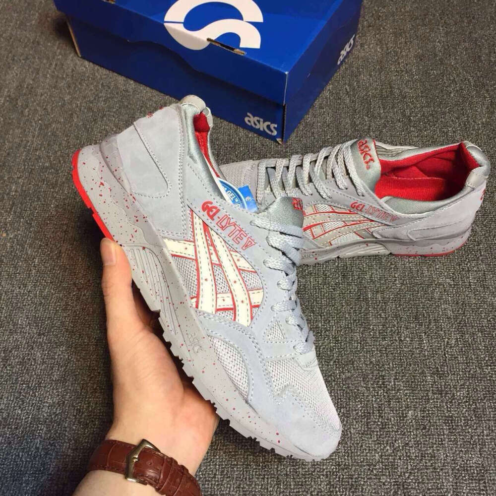 Asics Gel Lyte V &amp;quot; Light Grey&amp;quot; 泼墨元祖灰 完美的修身脚型 上脚超帅 [得意]…36-45 235