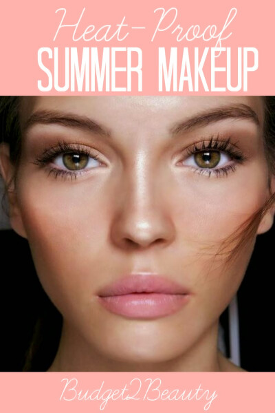 Budget2Beauty: Heat Proof Summer Makeup! We often find ourselves at pool parties or bonfires at the beach, there's a little secret to keep sweat at bay and stay looking fabulous all summer long!...